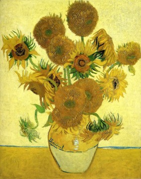  tournesol Tableaux - Nature morte Vase avec quinze tournesols Vincent van Gogh
